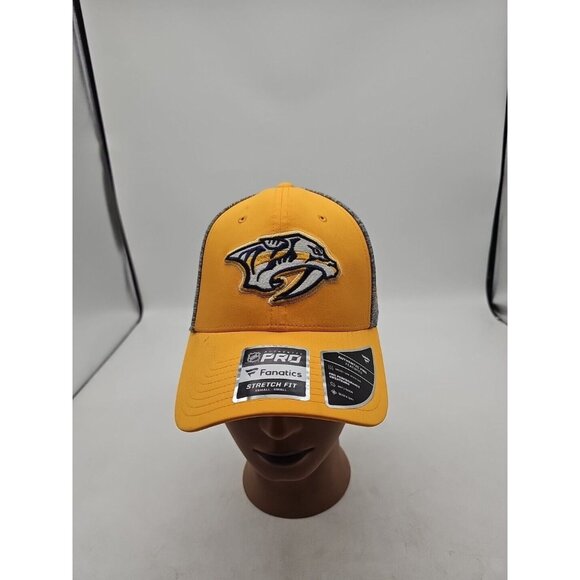 Men's Fanatics Branded Gold Nashville Predators Stanley CUP HAT  2019 XS/S NEW - Picture 1 of 7